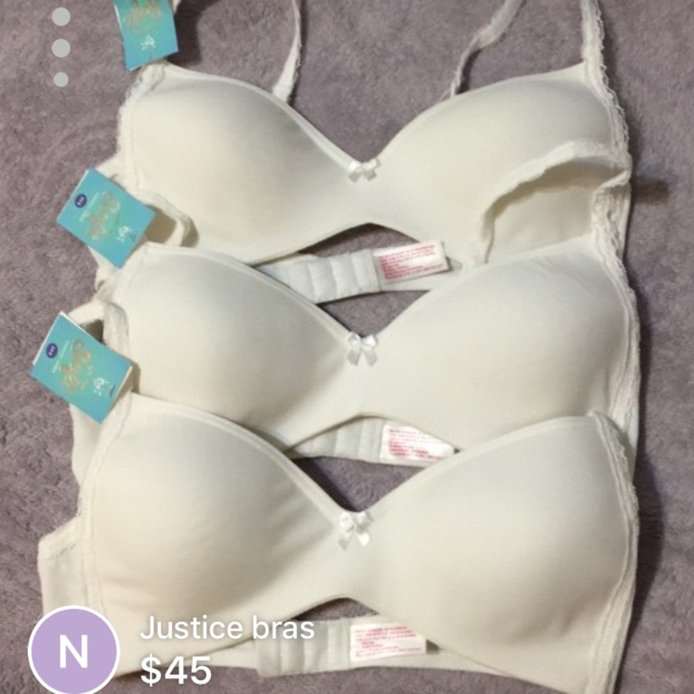 Justice bras